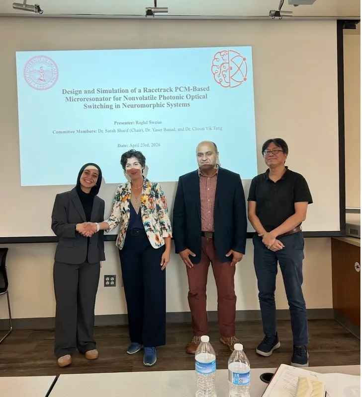 Congratulation to Raghd Sweis on Completing Her Master’s Degree