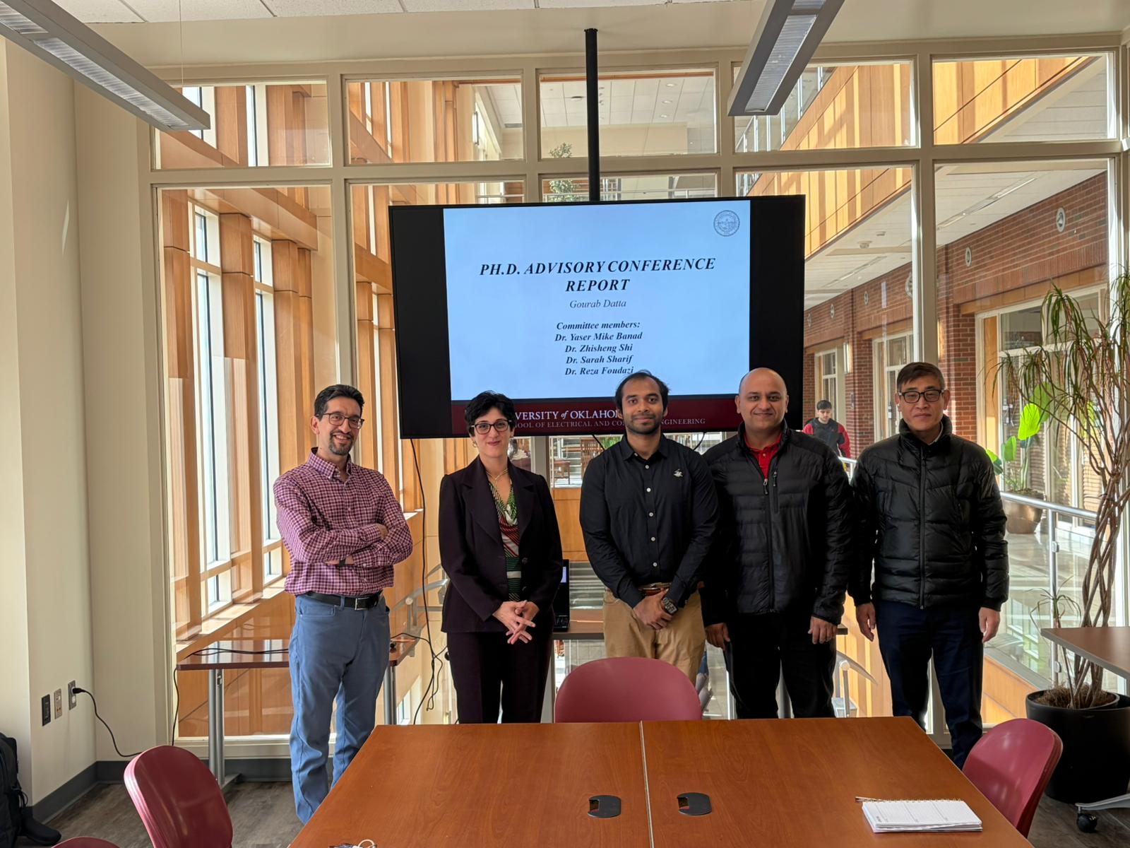 Congratulation to Gourab Data, now a Ph.D. Student